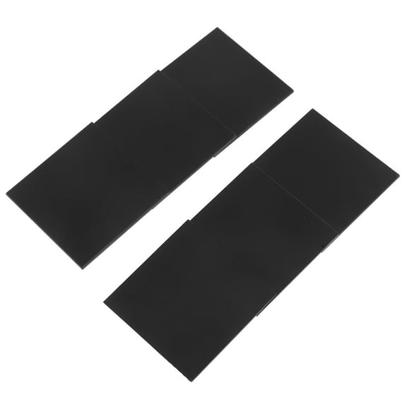 Raindrops 30Pcs DIY Acrylic Sheet 2Mm Black Crafting Plate for Custom Designs and Party Decorations