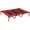 Red, variant on Elevated Breathable Dog Bed for Indoor Outdoor Use - 48x36 Inch Raised Pet Cot with Carry Bag, Red Metal Frame for Travel Camping