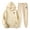 Beige, variant on Men's 2024 Track And Field Suit 2 Piece Hooded Sports Casual Running Jogging Set Long Suit Jacket Men
