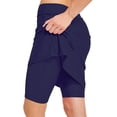 thumbnail image 3 of JBXKXYW Mini Skirt Women'S Active Performance Skort Lightweight Skirt For Running Tennis Golf Sport Women Skirt (Blue,M), 3 of 4