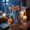 orange1, variant on Lighted Vintage Patchwork Ghost, Light Up Ghost with Pumpkin Lantern Halloween Decor, Cute Patchwork Ghost Lamp with LED, for Home Office Tabletop Shelf Halloween Decor