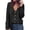 Black, variant on PRETTYGARDEN Women's Cozy Cardigan Sweater with Button V Neck Long Sleeve Tops Open Front for Fall Clothes Knit Winter Clothing Solid Business Casual & Vacation Outfits