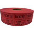 thumbnail image 4 of The Ticket Gurus-Raffle Tickets - (4 Rolls of 2000 Double Tickets) 8,000 Total 50/50 Raffle Tickets (Purple/Blue, Orange, Red)) …, 4 of 4