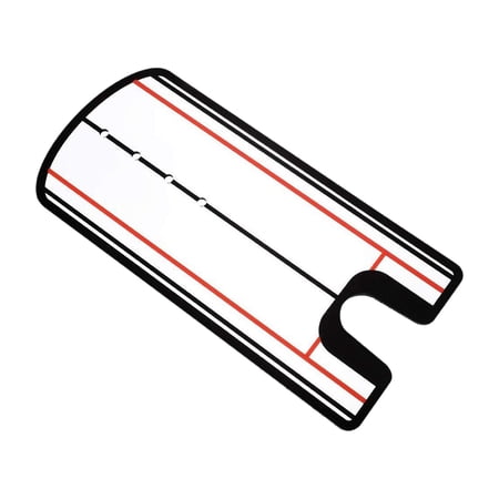 Golf Putting Mirror Rail Alignment Practice Training Aid Portable in/Outdoor