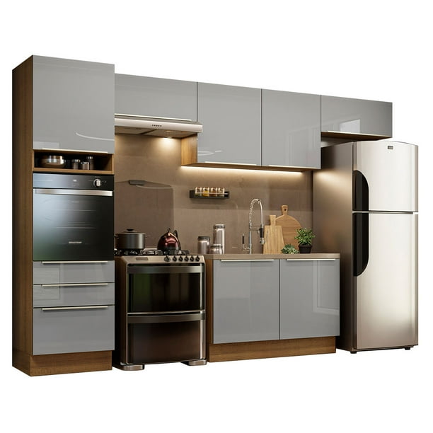 Cocina Integral Completa Modular Madesa Lux 340cm MG 01