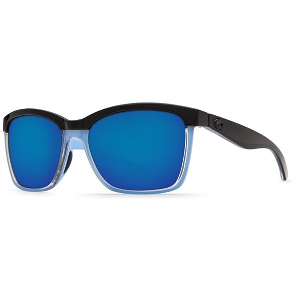 Costa Del Mar - Costa Del Mar Anaa Shiny Black/Crystal/Light Blue ...