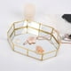 thumbnail image 2 of Bandeja de joyería de de metal dorado, soporte cosmético para organizador de maquillaje, gran opción, 2 of 6