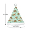 thumbnail image 3 of Cauagu Cute Sea Turtles for Adult Christmas Hat,1-Pack Xmas Holiday Hat Santa Hat for Women & Men Festive Headwear Accessories Fit for Christmas/New Year/Party, 3 of 6