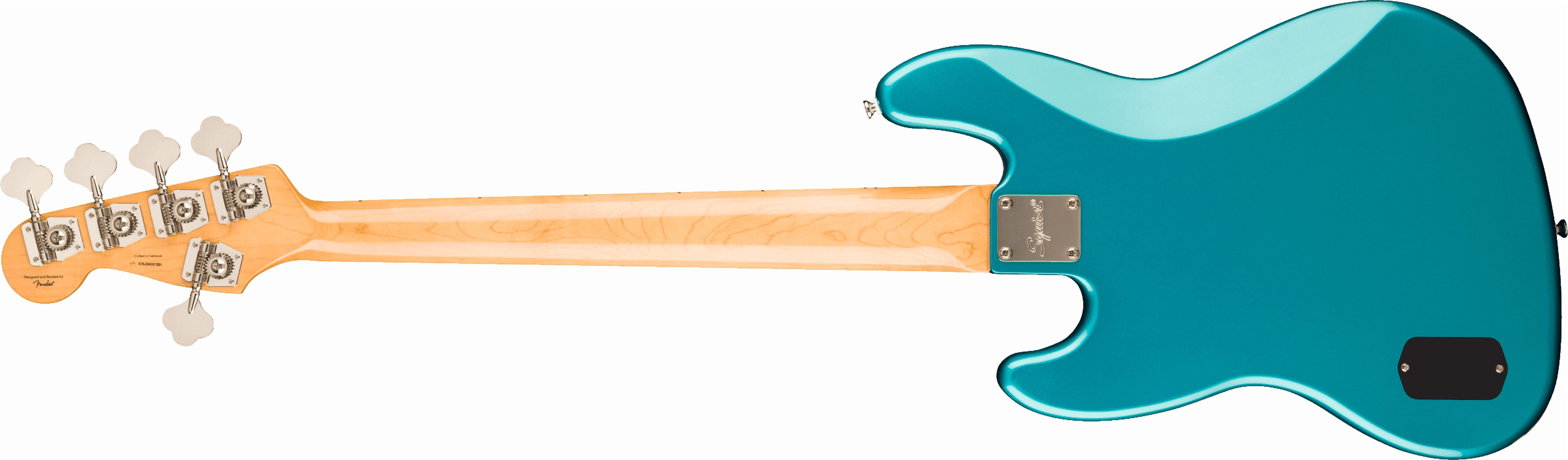 Squier Classic Vibe Active 70s Jazz Bass V, Maple FB, Ocean Turquoise