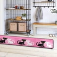 thumbnail image 3 of Dreamtimes Black White Cat Hallway Runner Rug 2'x6' Kitchen Rug with Rubber Backing Wedding Valentines Day Non Slip Entryway Rug Runner Washable Soft Area Rug for Hallway Bedroom Kitchen Decor, 3 of 6