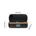 thumbnail image 3 of Wireless Earbuds Bluetooth 5.3 Headphones with LED Touch Screen 50H Playtime Deep Bass Stereo Ear Buds with Mic IPX7 Waterproof in Ear Earphones for Pad Tablet Laptop Android/iOS Phones, 3 of 8