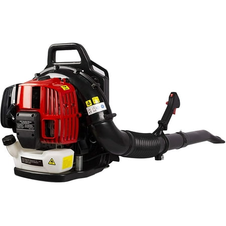 Backpack Leaf Blower Gas Powered with Extention Tube, 52CC 2-Stroke Engine EPA Passed 530CFM 248MPH Back Pack Blower with Heavy Duty Frame and Adjustable Shoulder Straps