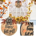 thumbnail image 5 of GadgetVLot Pumpkin house decoration wreath Fall Door hanger Halloween house decoration, 5 of 12