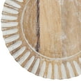 thumbnail image 4 of Saro Lifestyle Wooden Charger Plates With Ribbed Design (Set of 4), 4 of 5