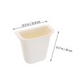 thumbnail image 2 of EIMELI 1Pc Kitchen Trash Can Household Garbage Can Door Hanging Ash-bin (White), 2 of 6