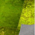 thumbnail image 3 of Eclectic Bohemian Patchwork Cilantro Kitchen Mat by Kavka Designs, 3 of 3
