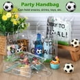 thumbnail image 4 of Abbylike 24 Bolsas de Regalo Transparentes de PVC con Diseño de Fútbol 20 x 20 x 8 cm, 4 of 7