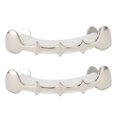 thumbnail image 5 of Juego de dientes postizos irregulares de Hip Hop Festival de Halloween Accesorio de decoración de dientes de Hip Hop Plata, 5 of 5