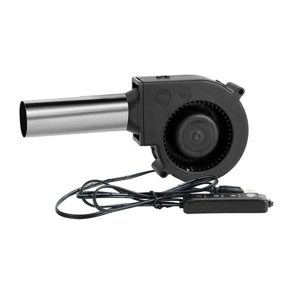 Adjustable Speed USB Blower Fan For Waste Oil Stove Camping & Backyard Barbecues