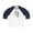 White/ Navy, variant on Effete Feline Claw Marks Scratch Unisex 3\4 Sleeve Baseball Tee