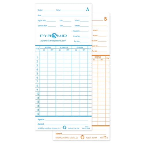 Pyramid Time Systems 42415MB 1,000 Count Genuine and Authentic Time