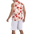 thumbnail image 2 of Sikiie Cute Mushroom Basketball Jersey Reversible Men's Mesh Athletic Sports Shirts Training Practice S-4XL4X-Large, 2 of 6