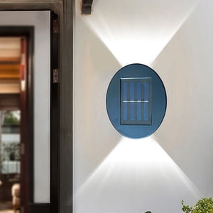 PEONAVET Éclairage extérieur Éclaireur solaire Éclairement extérieur LED Éclairage solaire extérieur IP65, Lumière solaire sans fil d'inondation pour les chemins de promenades de Patio Garden