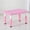 Pink, variant on ZToonmas School Supplies Children'S Combined Study Table Plastic Work Table Can Be Raised and Lowered