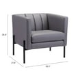 thumbnail image 3 of Jess Accent Chair Gray, 3 of 12