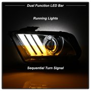 Spyder Auto 5085436 Projector Headlights Fits select: 2010-2014 FORD MUSTANG