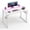 White, variant on Romorgniz 32"W Small Computer Desk with LED Lights, Gaming Desk with Storage Bag and Headphone Hook for Conrner, Apartment, Black