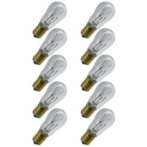 6S6 75 Volt, 6 Watt, E12 Base (10 Pack)