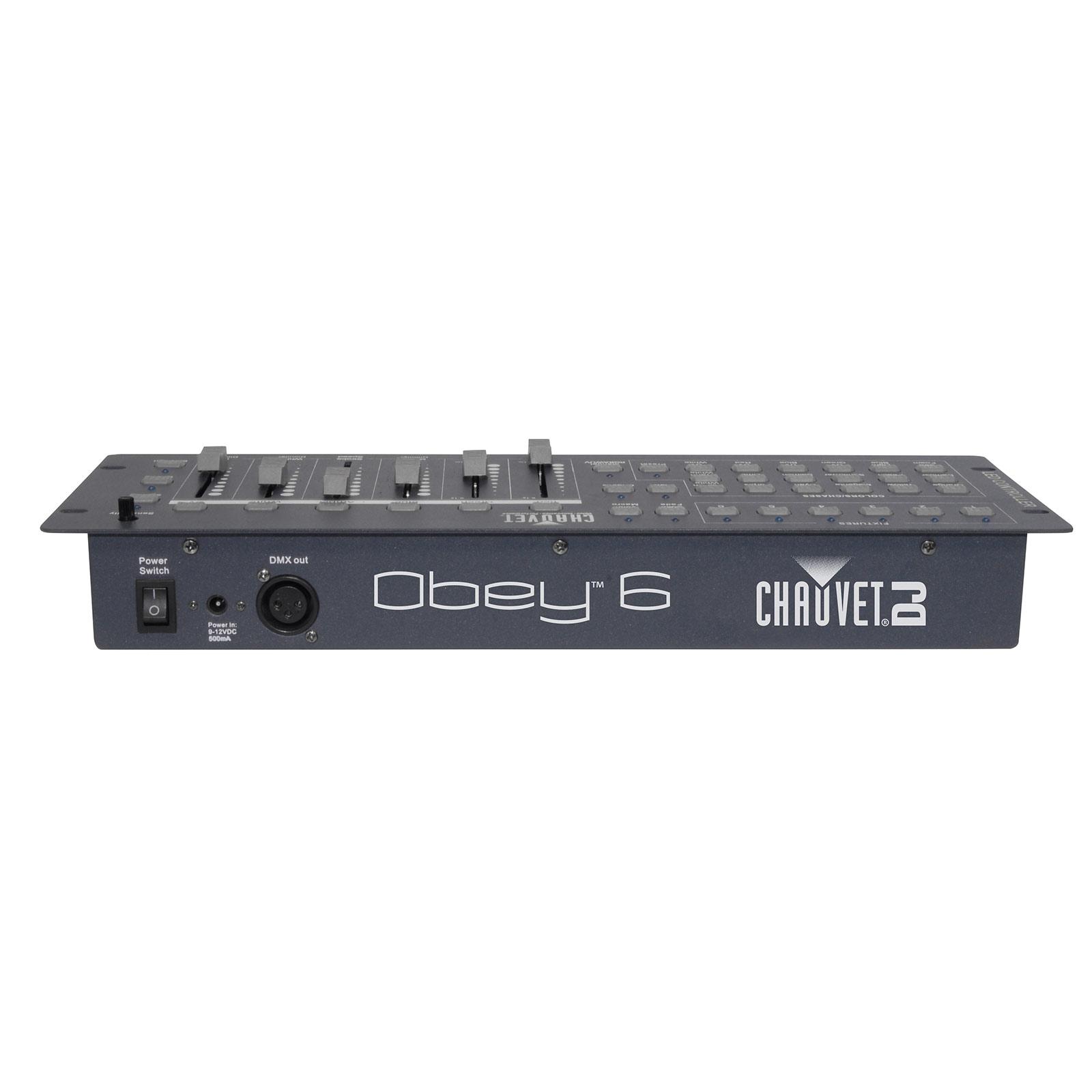 Chauvet Obey 6 DMX Controller & DMX Cables Bundle