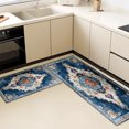 thumbnail image 5 of Kitchen Rugs Sets of 3 Non Slip Washable Kitchen Mats for Floor, Waterproof Kitchen Runner Rug, Floor Mat Carpet for Entryway, Laundry, Sink, Hallway, Bathroom, 5 of 12