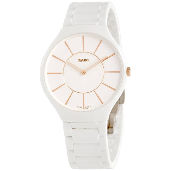 Rado True Thinline Women's White Dial Quartz Watch R27957102