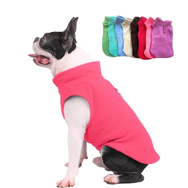 Chaleco polar JACKO & CO para perros, suave y cálido, para pequeños y medianos