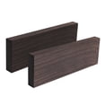 thumbnail image 1 of 2/4 Uds. Materia prima en blanco de madera negra para mangos de cuchillos hechos a mano DIY, 1 of 8