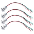 thumbnail image 2 of 4 Ensembles de LED Rondes Pré-Câblées Étanches 2 Couleurs Anode Commune 12mm 3-6V (Rouge et Vert) shenmo, 2 of 10