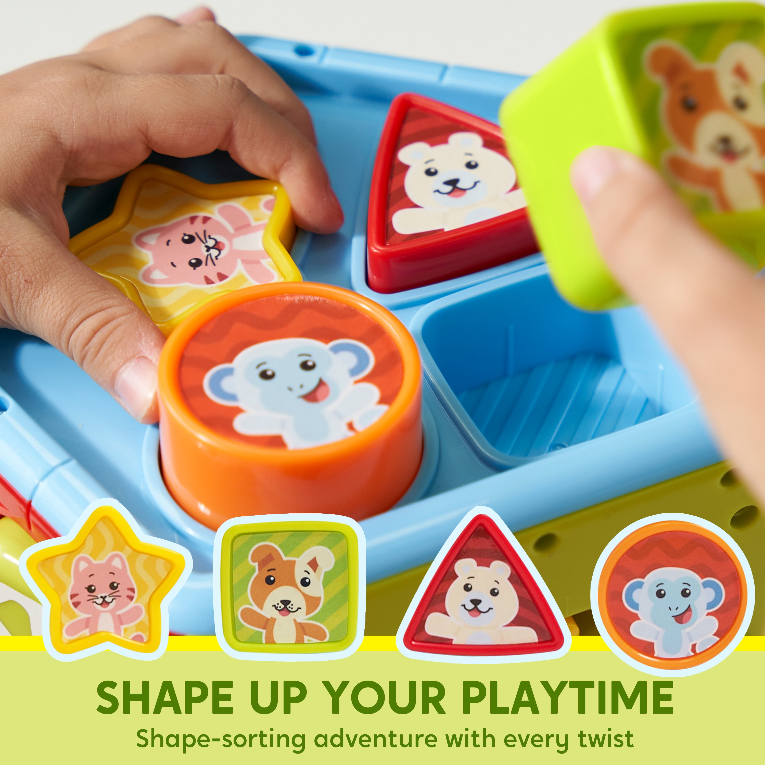 Joyfy Snail Crawling Toy Activity Cube with Music & Light 10 in 1 Montessori Toys for Baby 6-12-18 Months Educational Learning Toys for Toddler 1-3, First Birthday Gifts for Boys & Girls
