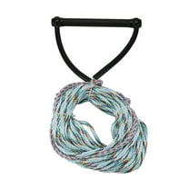 Water Ski Rope 23M Ski Rope with Wakeboard Style Grip Surfing Tow Line Leash Cord for Wakeboard Kneeboard Surfing,1* Wakeboard Water Ski Rope,As shown