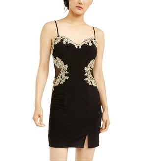 B. Darlin Womens Juniors Skater Glitter Mini Cocktail and Party Dress -  Walmart.com