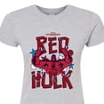thumbnail image 3 of Marvel Captain America: Brave New World - Scribble Red Hulk - Juniors Fitted Tee, 3 of 5