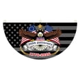 thumbnail image 4 of USA Flags Semi-Circular 250th Anniversary, 4th of July Patriotic Decorations Outdoor, Half Round US Flag for Front Porch, Wall Hanging for Home Decor, 4 of 8