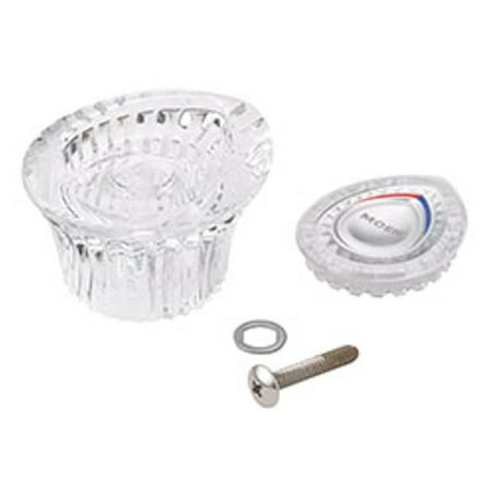 Moen Chateau Clear Tub and Shower Faucet Handle - Total Qty: 1