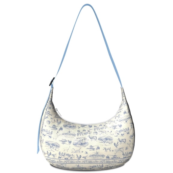 Women's Shoulder Bag for Women – Adjustable Strap for Comfort, Comfortable Wear All Day, Colorful, Artistic home accents, Natural, Stripes Style Lightweight Bag