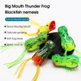 thumbnail image 2 of 5cm12g Fishing Lure Bait Double Hooks Far Throwing Long Service Life Frog Lure Soft Tube Bait for Fishing Enthusiast, 2 of 7