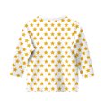 thumbnail image 3 of breaise Girls 3/4 Sleeves T-Shirt Kids Casual Stars Print Cute Tunic Tops Loose Comfy Soft Tees Blouses 3-12 Years, 3 of 4