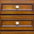 thumbnail image 1 of FUTUREORYY 8 Pcs Poignées de Tiroir de Commode en Bois Massif Blanc pour Portes de Garde-Robe Design Simple, 1 of 6
