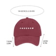 thumbnail image 3 of Gorra de béisbol ajustable clásica baja con estampado sin estructura para hombre y mujer, 3 of 5