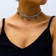 thumbnail image 5 of Collar de cadena de eslabones de tenis de cereza con colgante de cereza de cristal helado, gargantilla de hip hop, collar de cadena de clavícula de cristal brillante con dije de cereza boho para mujeres y niñas, joyería para regalo de fiesta Sailing  Electrónica, 5 of 5